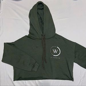 Cropped Bella + Canvas Whitney Simmons Fitness Cropped Hoodie size M